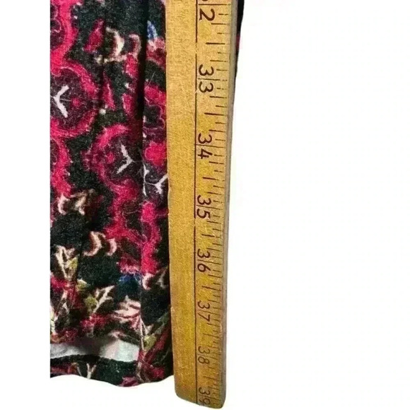 J.Jill Midi Dress Long Sleeve Sweetheart Neck Multicolor Long Sleeve Size Medium - Picture 3 of 6